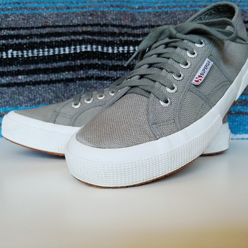 Superga Light Grey Women's Cotu sneakers- sz 8.5